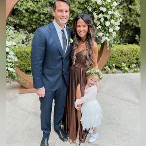 Waldorf dress Retrofete coffee bean size small